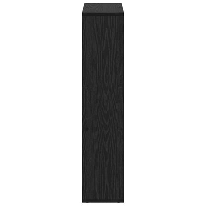 Knihovna 7 Úrovní 63 X 20 X 90 Cm Kompozitní Dřevo Černý Dub