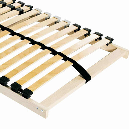 Lamelový Rošt Hnědá 70 X 190 Cm Masivní Bukové Dřevo