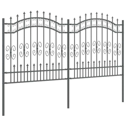 Zahradní Plot Kampen 240 X 166 Cm Mesh Práškově Lakovaná Ocel