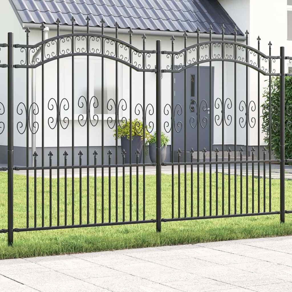 Zahradní Plot Kampen 240 X 202,5 Cm Mesh Práškově Lakovaná Ocel