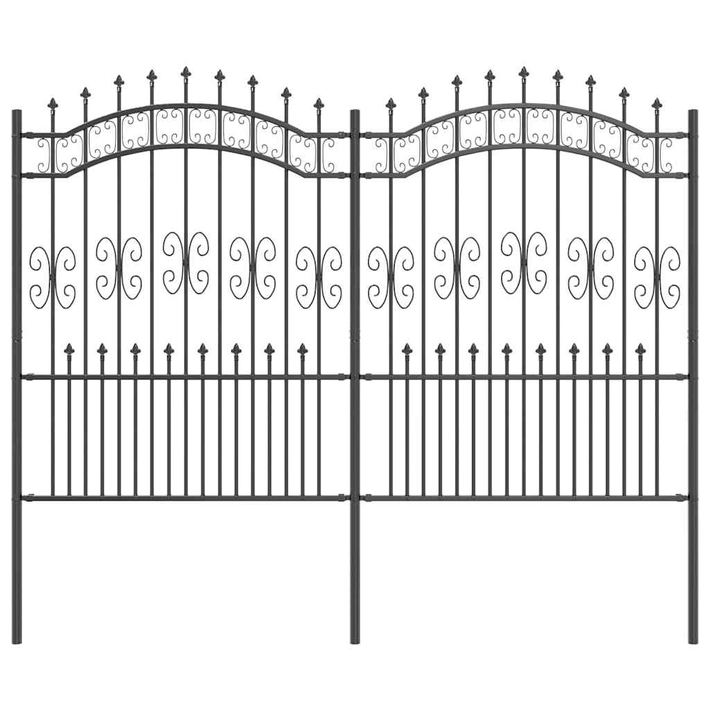 Zahradní Plot Kampen 240 X 202,5 Cm Mesh Práškově Lakovaná Ocel
