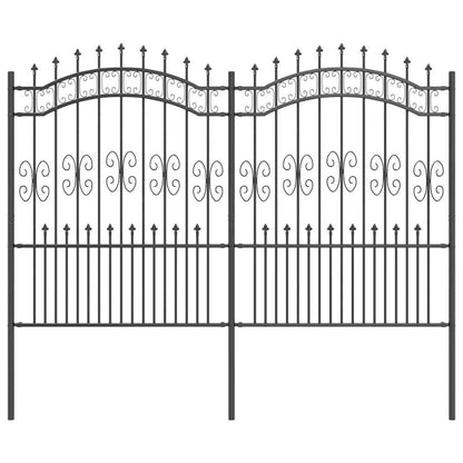 Zahradní Plot Kampen 240 X 202,5 Cm Mesh Práškově Lakovaná Ocel