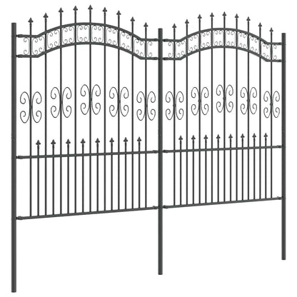 Zahradní Plot Kampen 240 X 202,5 Cm Mesh Práškově Lakovaná Ocel