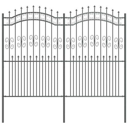 Zahradní Plot Kampen 240 X 228 Cm Mesh Práškově Lakovaná Ocel