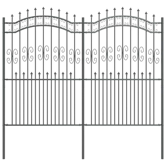Zahradní Plot Kampen 240 X 228 Cm Mesh Práškově Lakovaná Ocel