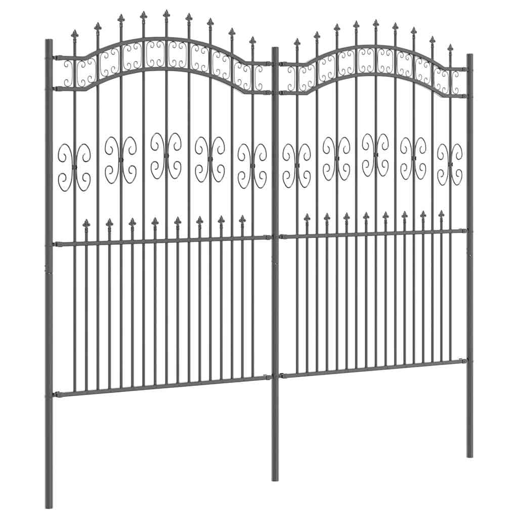 Zahradní Plot Kampen 240 X 228 Cm Mesh Práškově Lakovaná Ocel