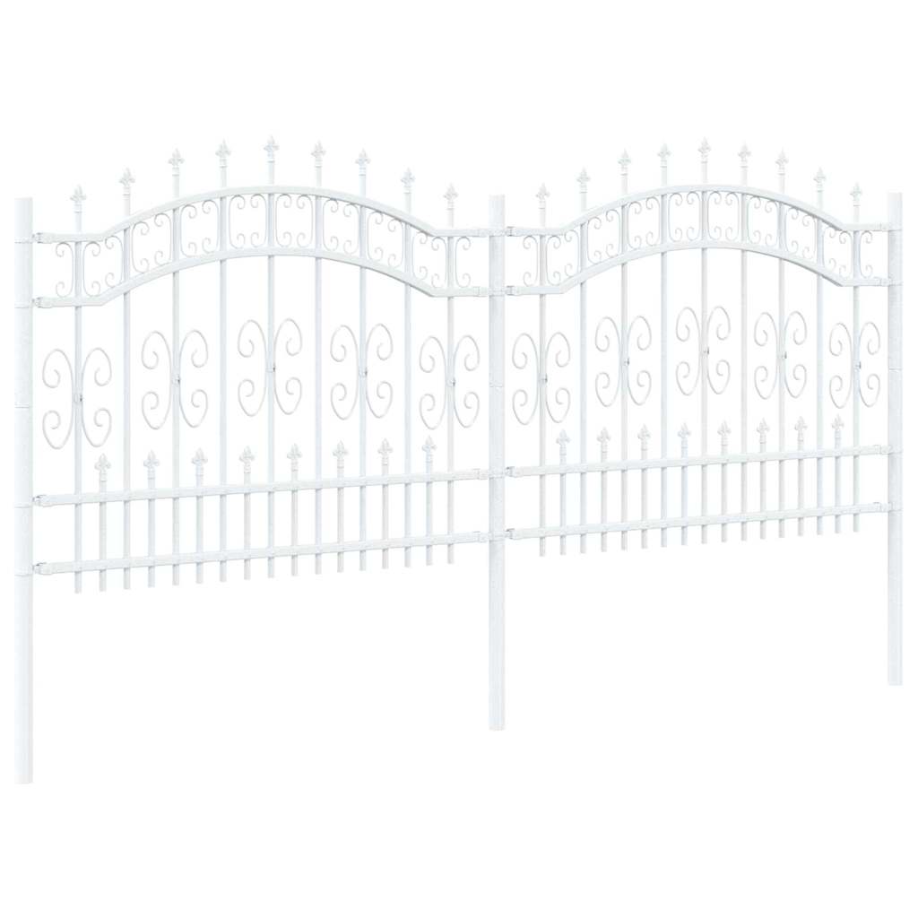 Zahradní Plot Kampen 240 X 140 Cm Mesh Práškově Lakovaná Ocel