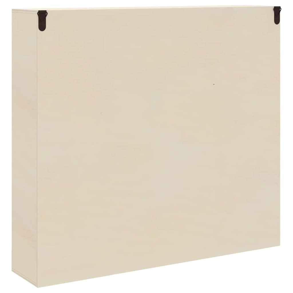Nástěnný Vitrínový Box Nástěnná Montáž Béžová 40 X 8,5 X 37 Cm
