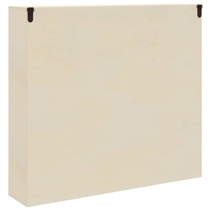 Nástěnný Vitrínový Box Nástěnná Montáž Béžová 40 X 8,5 X 37 Cm