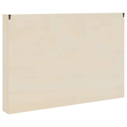 Nástěnný Vitrínový Box Béžová 80 X 8,5 X 54 Cm Překližka