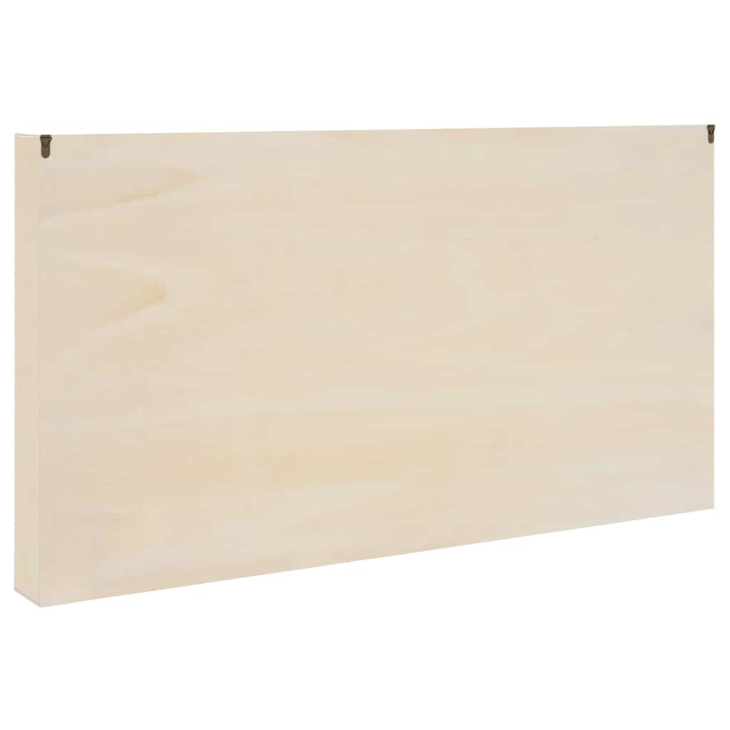 Nástěnný Vitrínový Box Béžová 100 X 8,5 X 54 Cm Překližka