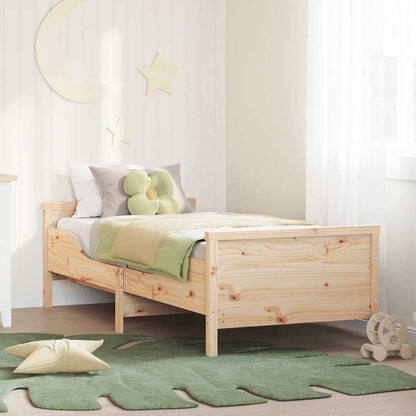 Rám Postele S Čelo Hnědá 80 X 200 Cm Kompozitní Dřevo