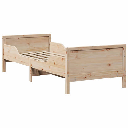 Rám Postele S Čelo Hnědá 80 X 200 Cm Kompozitní Dřevo