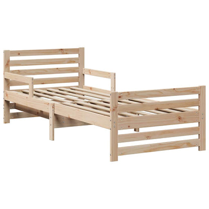 Rám Postele S Čelo Hnědá 80 X 200 Cm Kompozitní Dřevo