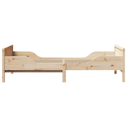Rám Postele S Čelo Hnědá 80 X 200 Cm Kompozitní Dřevo