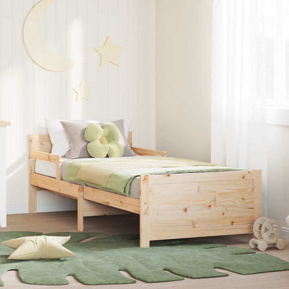 Rám Postele S Čelo Hnědá 80 X 200 Cm Kompozitní Dřevo