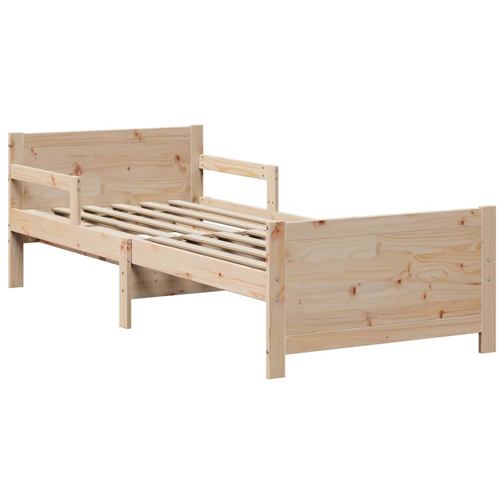 Rám Postele S Čelo Hnědá 80 X 200 Cm Kompozitní Dřevo