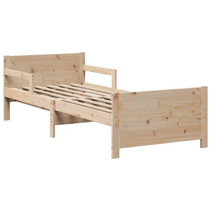 Rám Postele S Čelo Hnědá 80 X 200 Cm Kompozitní Dřevo