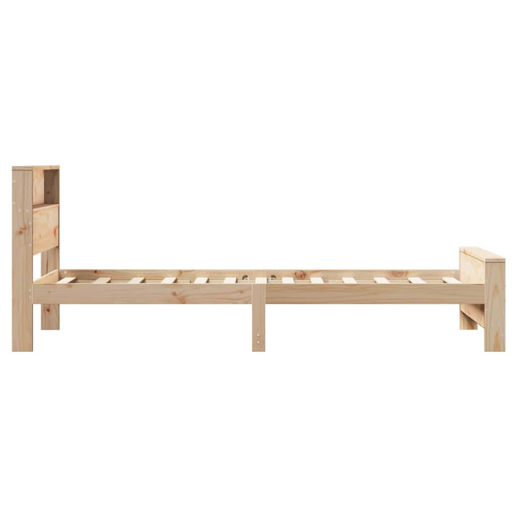 Rám Postele S Čelo Hnědá 100 X 200 Cm Kompozitní Dřevo