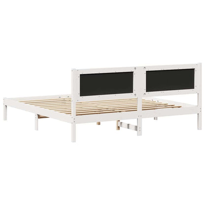 Rám Postele Světle Šedá 180 X 200 Cm Masivní Borové Dřevo