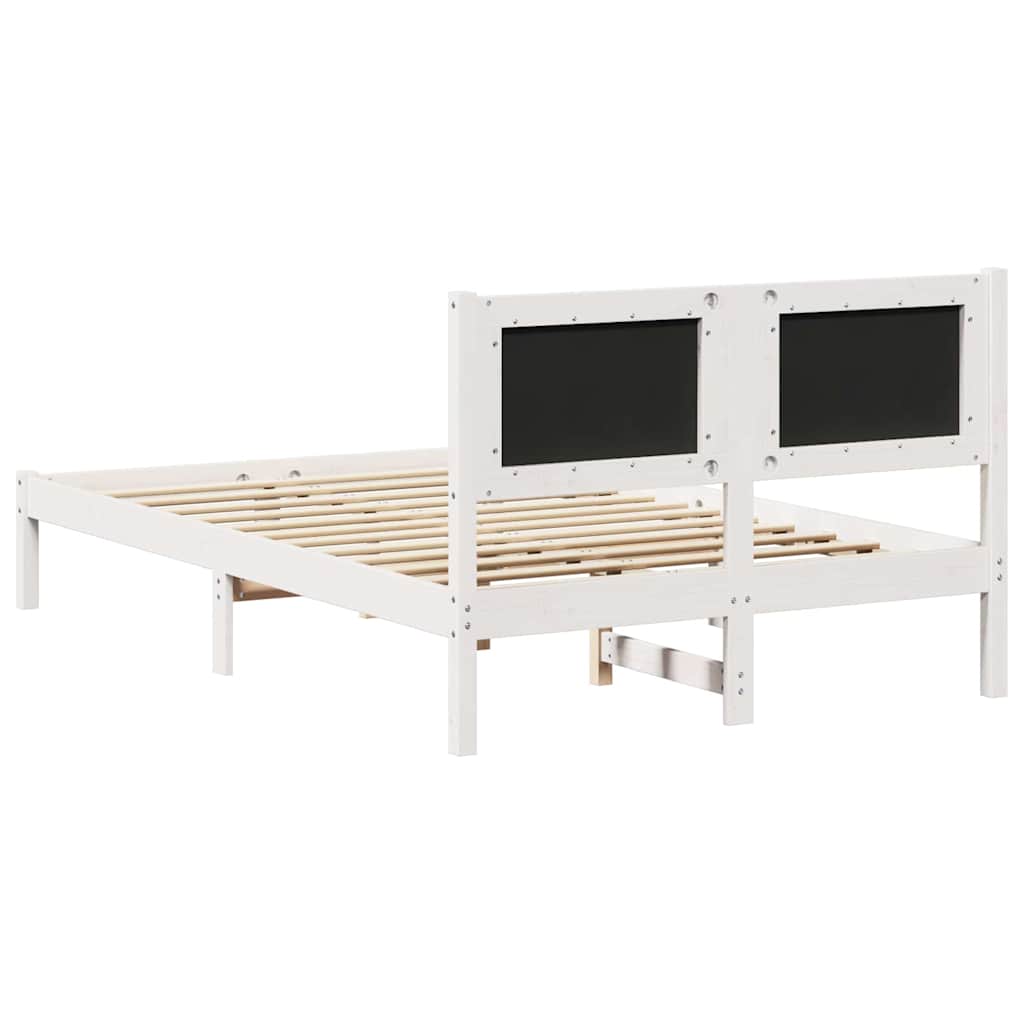 Rám Postele Světle Šedá 120 X 200 Cm Masivní Borové Dřevo