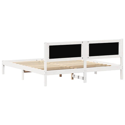 Rám Postele Světle Šedá 160 X 200 Cm Masivní Borové Dřevo