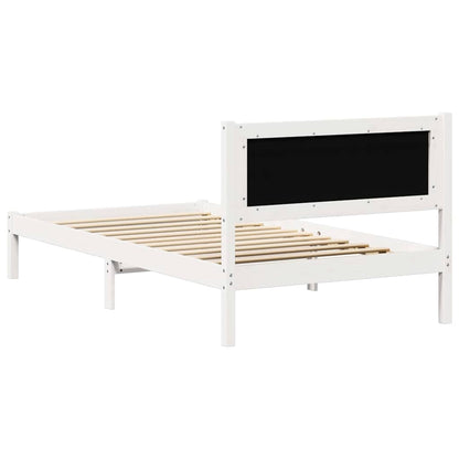 Rám Postele Světle Šedá 100 X 200 Cm Masivní Borové Dřevo