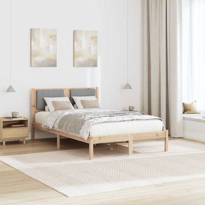 Rám Postele S Čalouněným Čelem S Čelo Světle Šedá 120 X 200 Cm