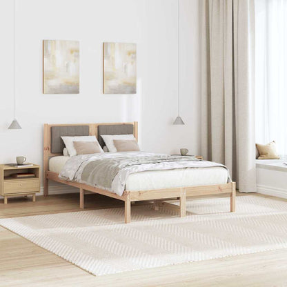 Rám Postele S Čalouněným Čelem S Čelo Taupe 120 X 200 Cm