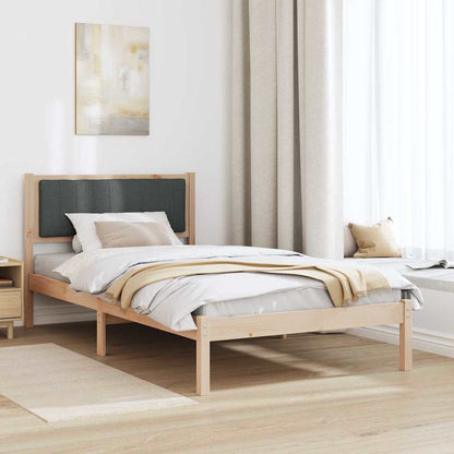 Rám Postele S Čalouněným Čelem S Čelo Tmavě Šedá 100 X 200 Cm