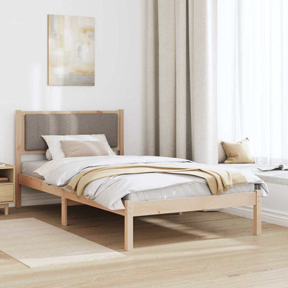 Rám Postele S Čalouněným Čelem S Čelo Taupe 100 X 200 Cm