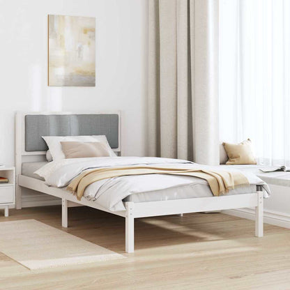 Rám Postele S Čalouněným Čelem S Čelo Světle Šedá 100 X 200 Cm