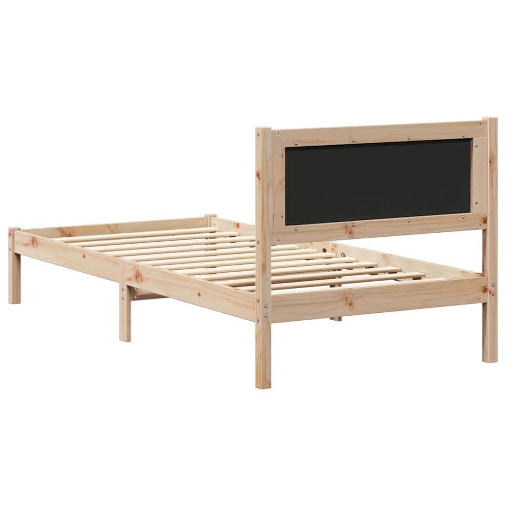 Rám Postele S Čalouněným Čelem S Čelo Tmavě Šedá 90 X 190 Cm