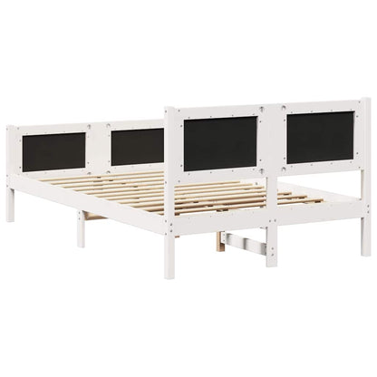 Rám Postele Světle Šedá 120 X 200 Cm Masivní Borové Dřevo