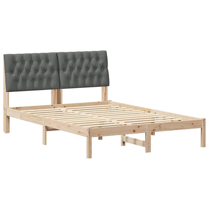 Rám Postele S Čalouněným Čelem S Čelo Hnědá 135 X 190 Cm
