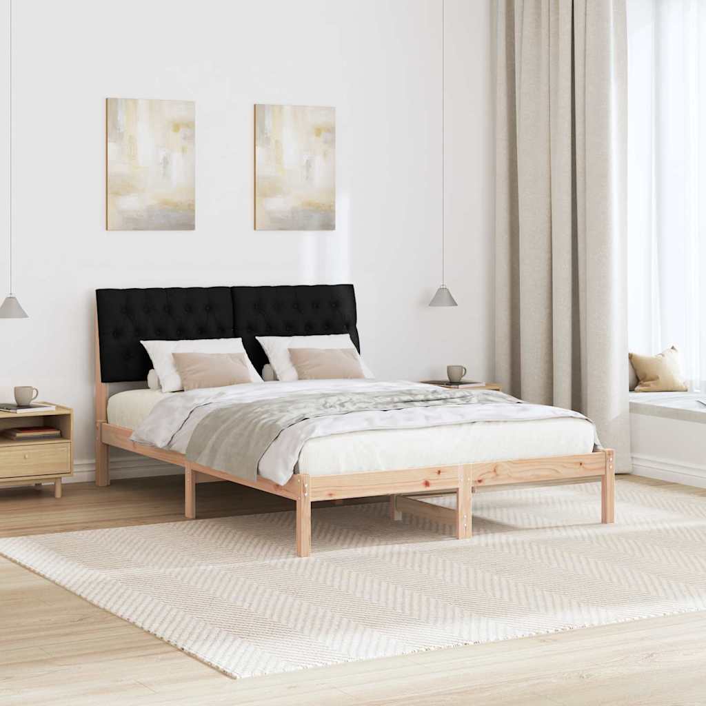 Rám Postele S Čalouněným Čelem S Čelo Hnědá 135 X 190 Cm