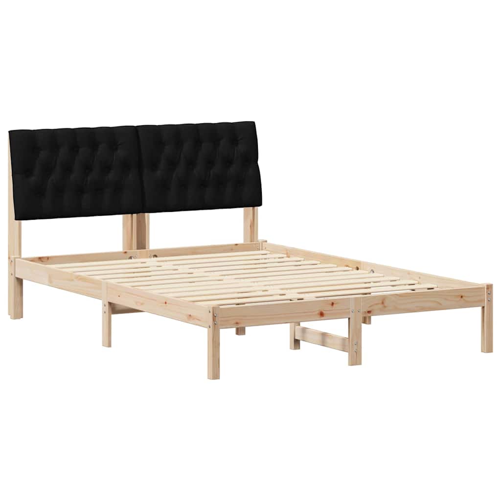 Rám Postele S Čalouněným Čelem S Čelo Hnědá 135 X 190 Cm