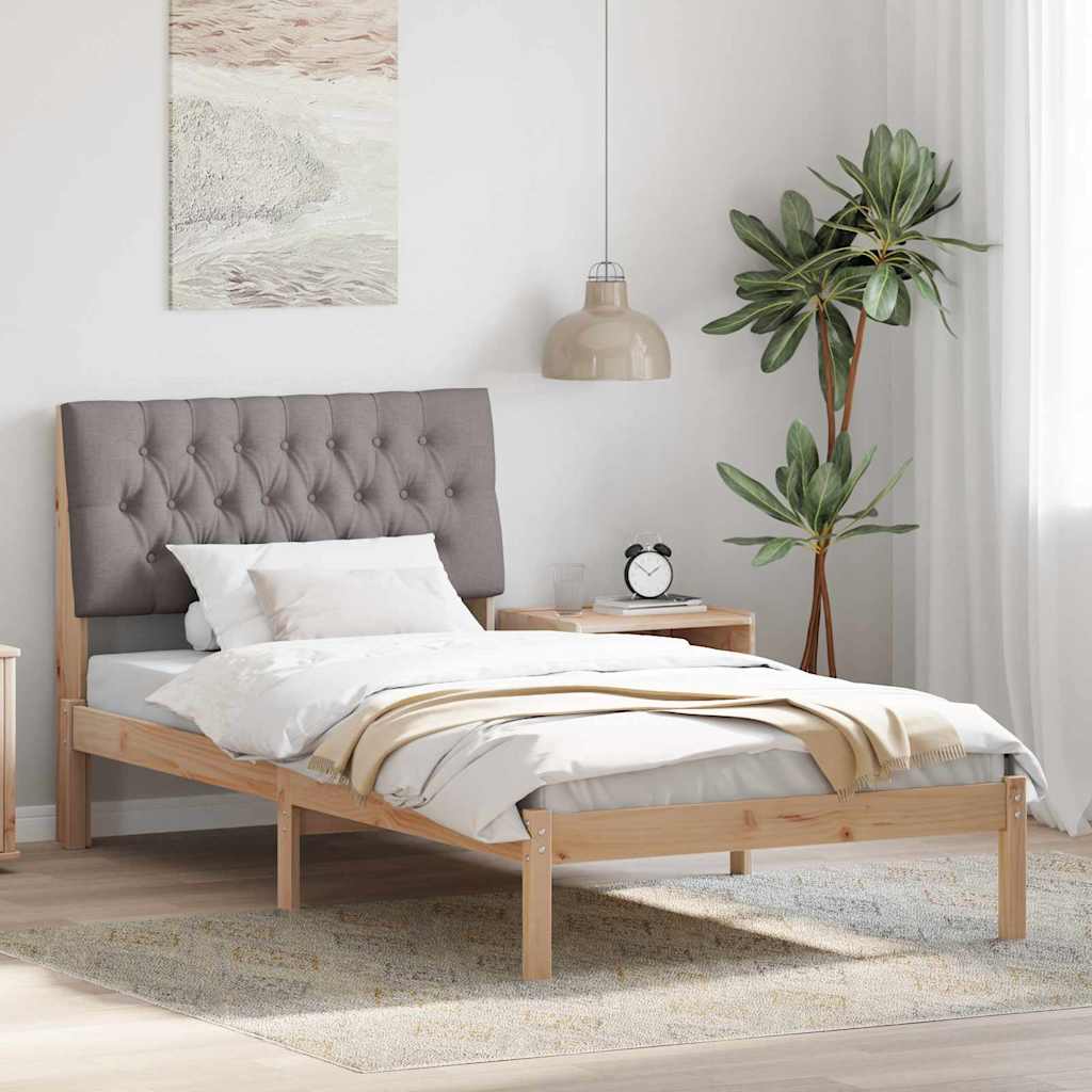 Rám Postele S Čalouněným Čelem S Čelo Hnědá 100 X 200 Cm