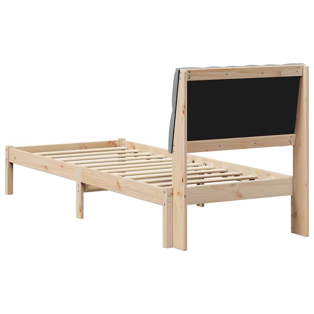 Rám Postele S Čalouněným Čelem S Čelo Hnědá 75 X 190 Cm