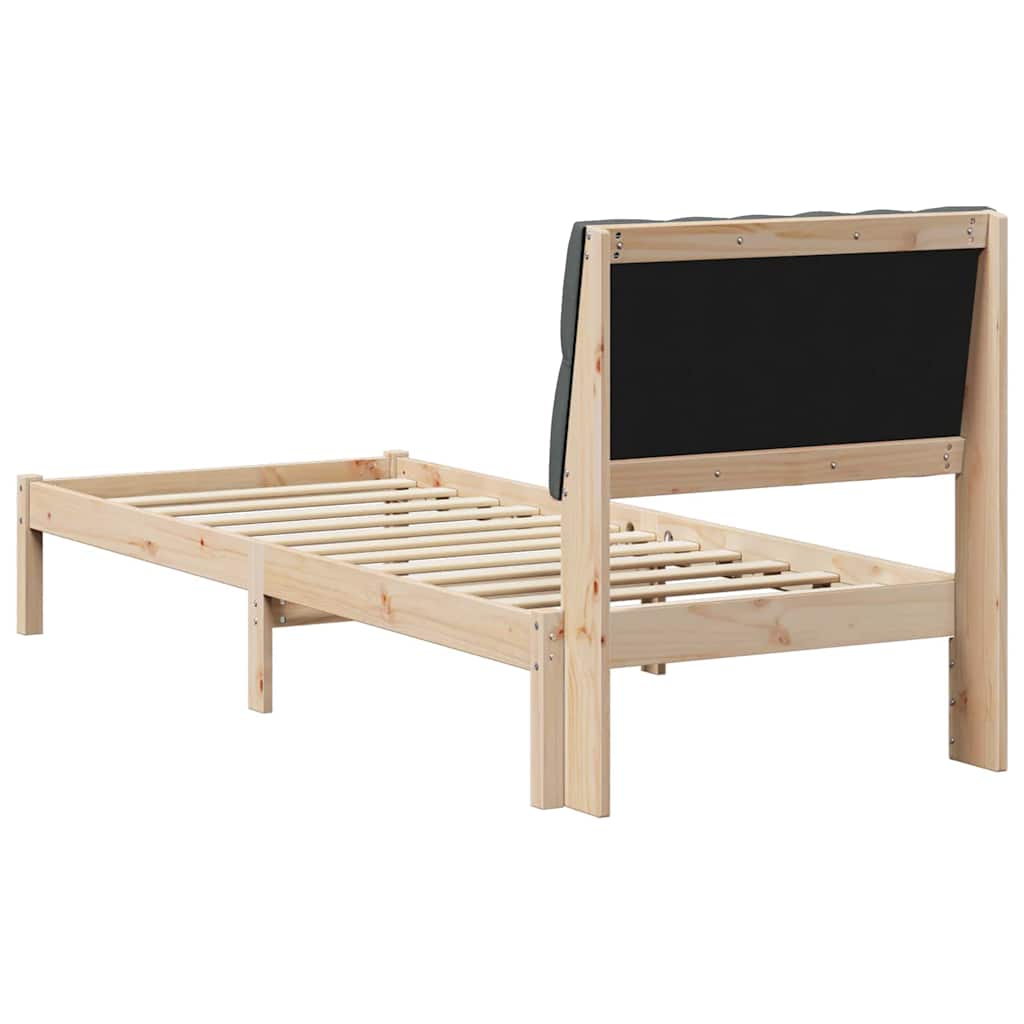 Rám Postele S Čalouněným Čelem S Čelo Hnědá 75 X 190 Cm
