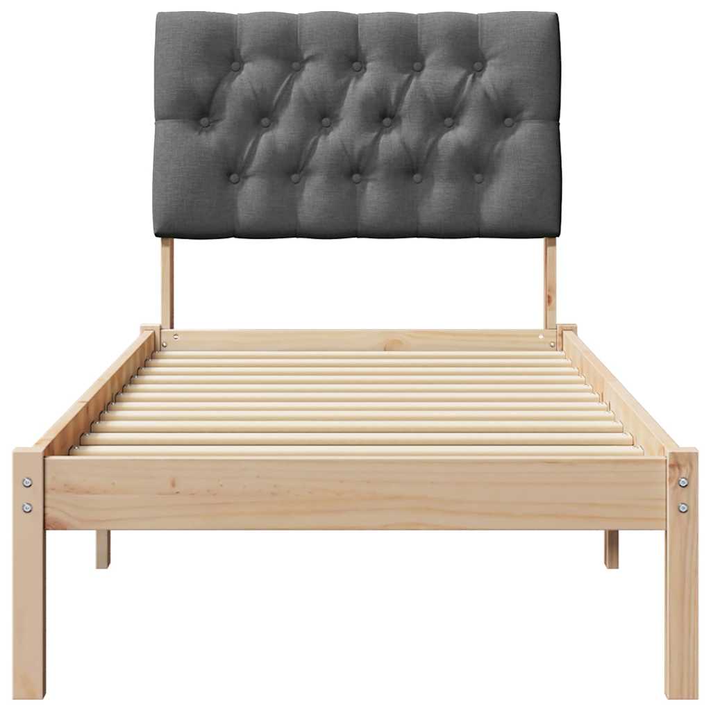 Rám Postele S Čalouněným Čelem S Čelo Hnědá 75 X 190 Cm