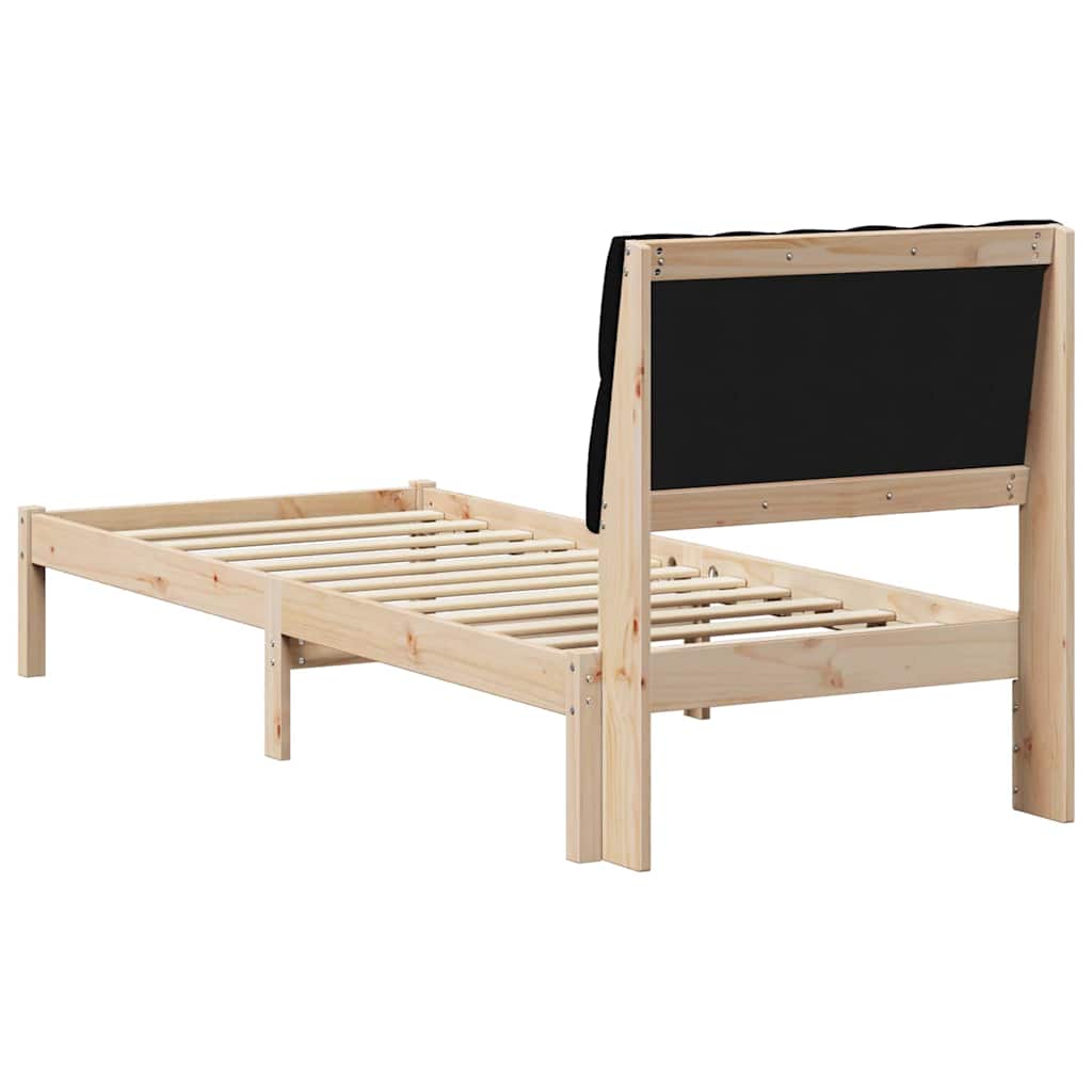 Rám Postele S Čalouněným Čelem S Čelo Hnědá 75 X 190 Cm