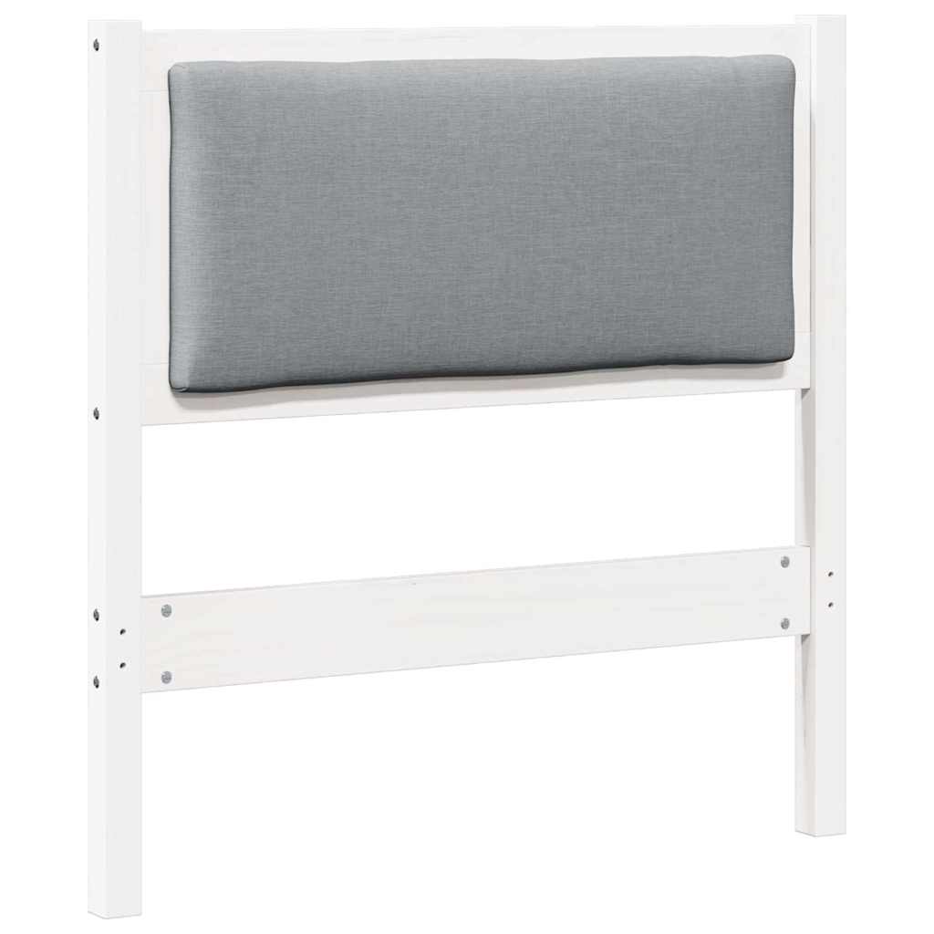 Čelo Postele Jiný Bílá 80 Cm Masivní Borovicové Dřevo