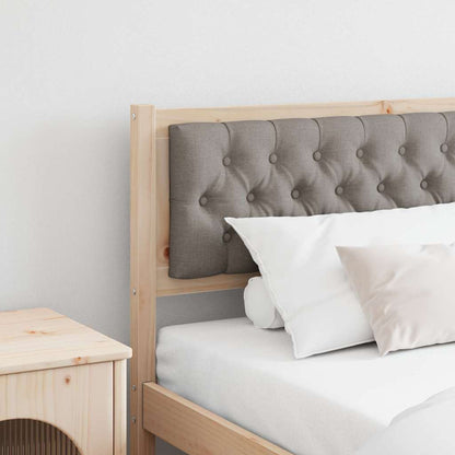 Čelo Postele Jiný Hnědá A Taupe 200 Cm Masivní Borovicové Dřevo