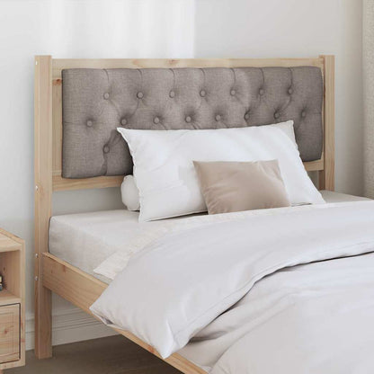 Čelo Postele Jiný Hnědá A Taupe 100 Cm Masivní Borovicové Dřevo