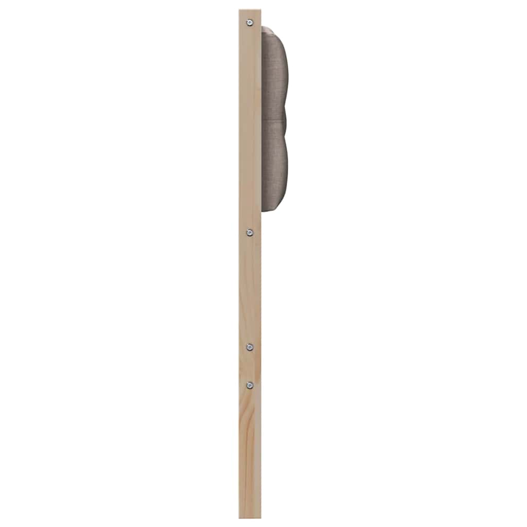 Čelo Postele Jiný Hnědá A Taupe 100 Cm Masivní Borovicové Dřevo