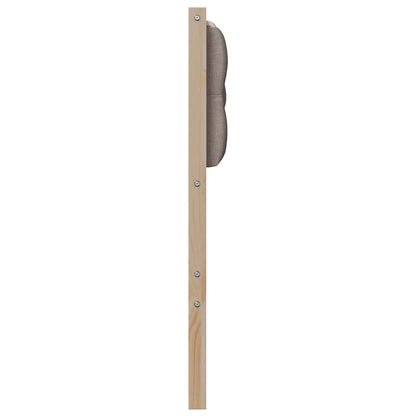 Čelo Postele Jiný Hnědá A Taupe 100 Cm Masivní Borovicové Dřevo