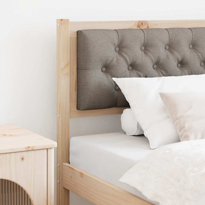 Čelo Postele Jiný Hnědá A Taupe 90 Cm Masivní Borovicové Dřevo