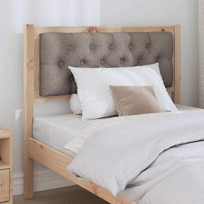 Čelo Postele Jiný Hnědá A Taupe 90 Cm Masivní Borovicové Dřevo