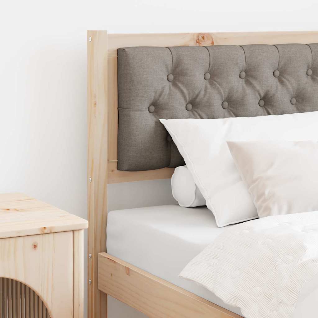 Čelo Postele Jiný Hnědá A Taupe 80 Cm Masivní Borovicové Dřevo
